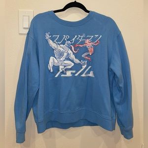 Marvel Spiderman & Venom Japanese Embroidered Crewneck
